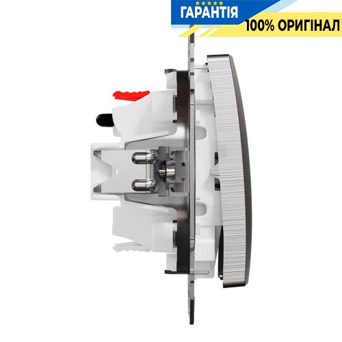Выключатель для жалюзи 2-кл Schneider Electric «Sedna Elements» SDD170104, цвет - матовый алюминий