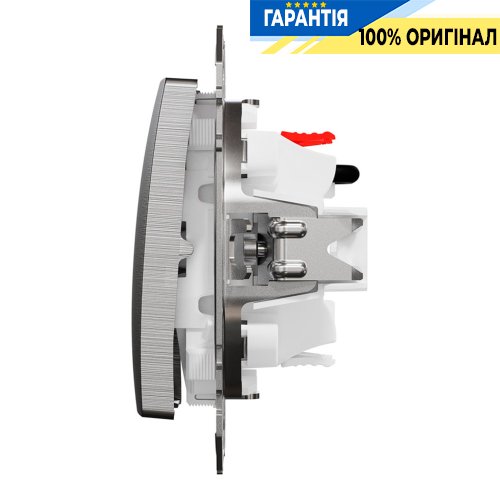 Выключатель для жалюзи 2-кл Schneider Electric «Sedna Elements» SDD170104, цвет - матовый алюминий