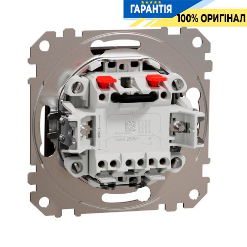 Выключатель для жалюзи 2-кл Schneider Electric «Sedna Elements» SDD181104, цвет - венге