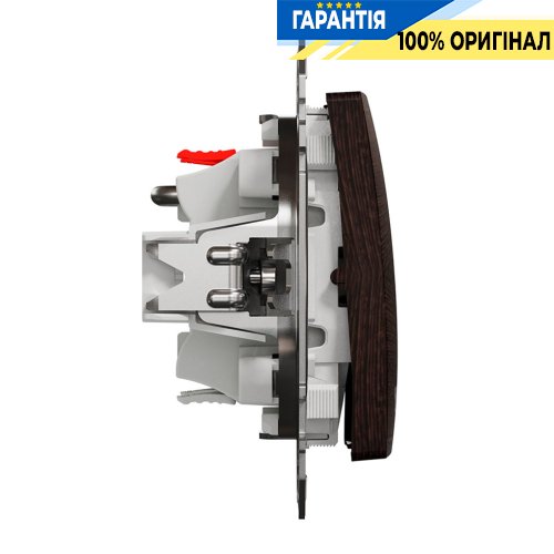 Кнопочный выключатель для жалюзи 2-кл Schneider Electric «Sedna Elements» SDD181114, цвет - венге
