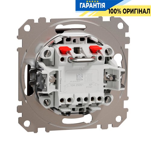 Кнопочный выключатель для жалюзи 2-кл Schneider Electric «Sedna Elements» SDD181114, цвет - венге