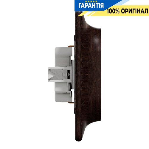 Розетка 2-а з з/к зі шторками Schneider Electric Sedna Elements SDD381221, колір - венге