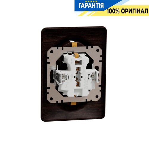 Розетка 2-а з з/к зі шторками Schneider Electric Sedna Elements SDD381221, колір - венге