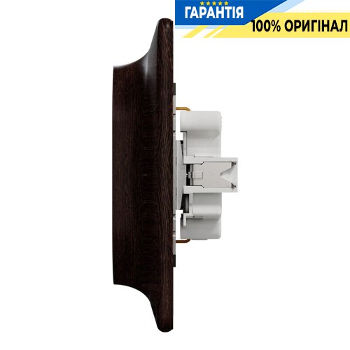 Розетка 2-а з з/к зі шторками Schneider Electric Sedna Elements SDD381221, колір - венге