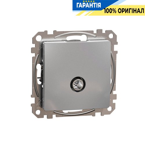 Розетка TV кінцева 4дб Schneider Electric Sedna Design SDD113471, колір - алюміній