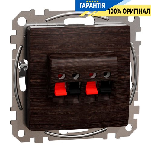 Аудиорозетка Schneider Electric «Sedna Elements» SDD181411, цвет - венге