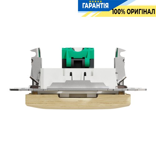 Компьютерная розетка RJ45 кат. 5е UTP Schneider Electric «Sedna Elements» SDD180451, цвет - береза