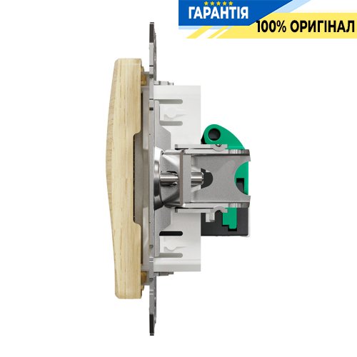 Компьютерная розетка RJ45 кат. 5е UTP Schneider Electric «Sedna Elements» SDD180451, цвет - береза