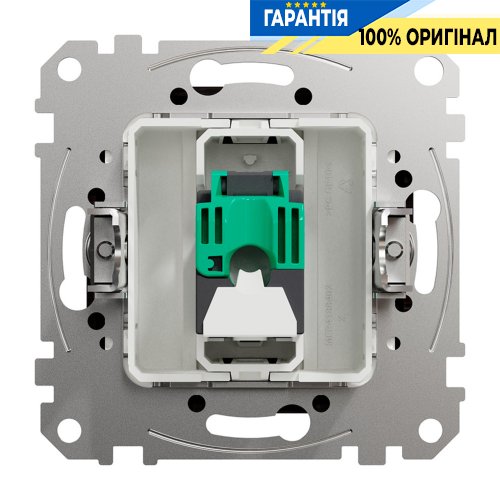 Компьютерная розетка RJ45 кат. 5е UTP Schneider Electric «Sedna Elements» SDD181451, цвет - венге