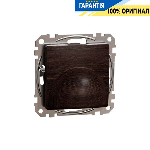 Розетка для вывода кабеля Schneider Electric «Sedna Elements» SDD181903, цвет - венге