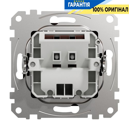 Розетка для вывода кабеля Schneider Electric «Sedna Elements» SDD181903, цвет - венге