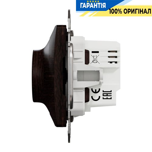 Універсальний поворотний димер для Led ламп Schneider Electric «Sedna Elements» SDD181502, колір - венге