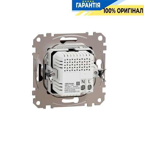 USB розетка тип A+A 2,1A «Sedna Elements» Schneider Electric SDD181401, цвет - венге