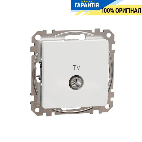 Розетка TV кінцева 4дб Schneider Electric "Sedna Design" SDD111471, колір - білий