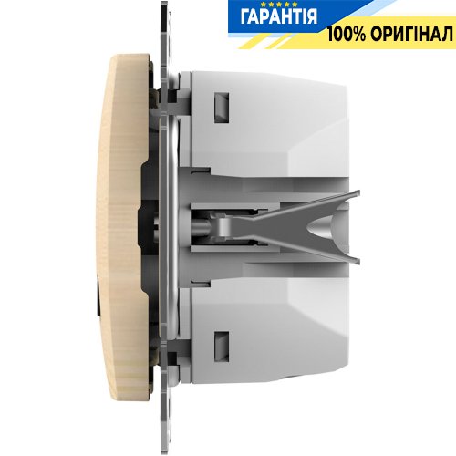 USB розетка тип A+C (45 Вт) Schneider Electric «Sedna Elements» SDD180404, цвет - береза