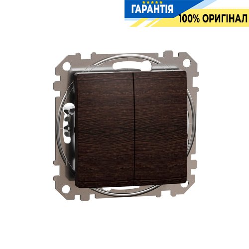 Переключатель 2-кл Schneider Electric «Sedna Elements» SDD181108, цвет - венге