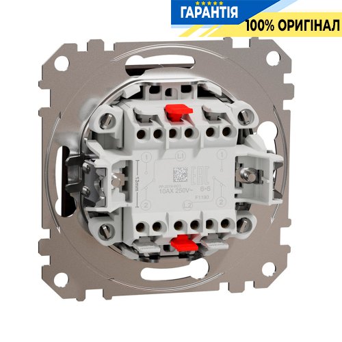Переключатель 2-кл Schneider Electric «Sedna Elements» SDD181108, цвет - венге
