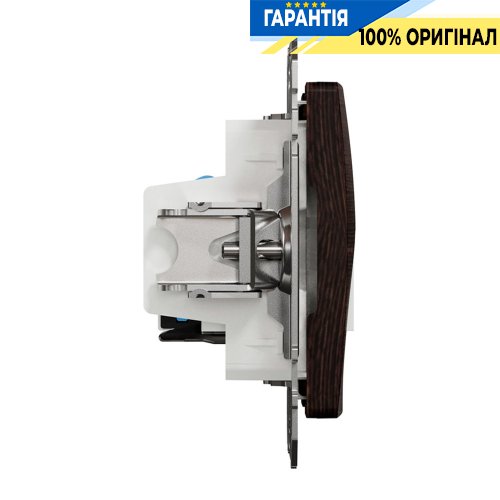 Розетка телекоммуникационная RJ45+RJ11 6UTP Schneider Electric «Sedna Elements» SDD181468, цвет - венге