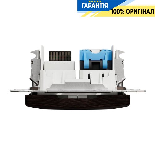 Розетка телекоммуникационная RJ45+RJ11 6UTP Schneider Electric «Sedna Elements» SDD181468, цвет - венге